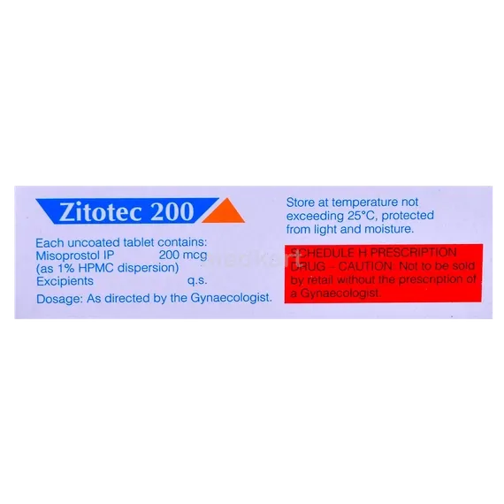 zitotec 200mcg tablet 4's